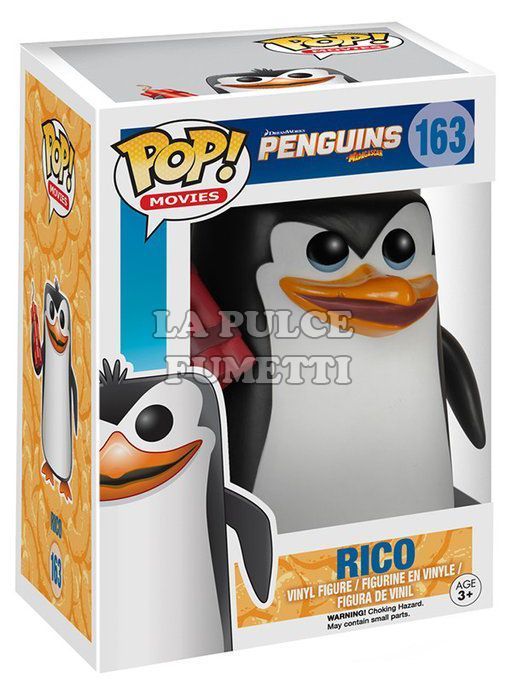 PENGUINS: RICO - VINYL FIGURE #  163 - POP FUNKO 